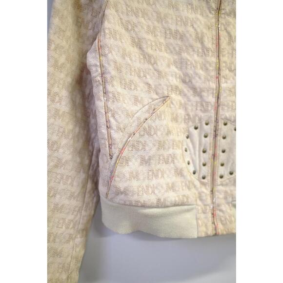 90's Fendissime Monogram Script Biker Jacket - Picture 5 of 8